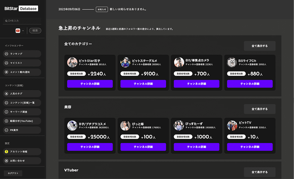 トレンドをいち早くキャッチ